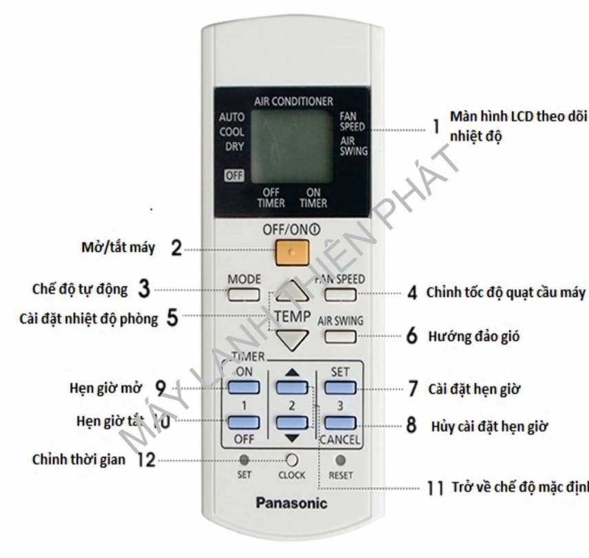 Remote Máy Lạnh Điều Khiển Máy Lạnh Chính Hãng Tại Tphcm