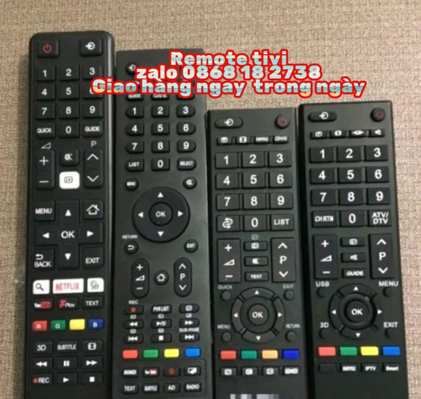  Cung Cấp Remote Tivi Chính Hãng Tại Tphcm