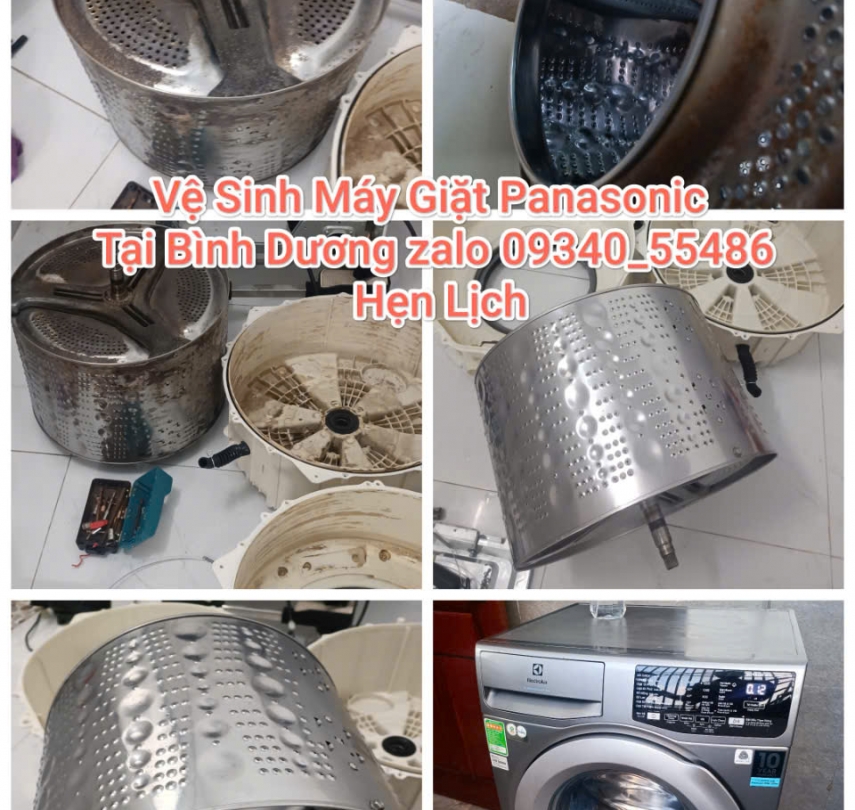 Vệ Sinh Máy Giặt PANASONIC Tại Bình Dương 