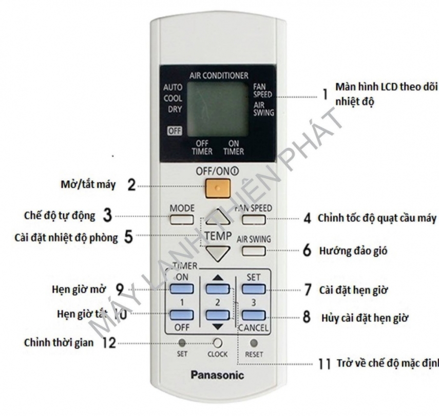 Remote Máy Lạnh Điều Khiển Máy Lạnh Chính Hãng Tại Tphcm