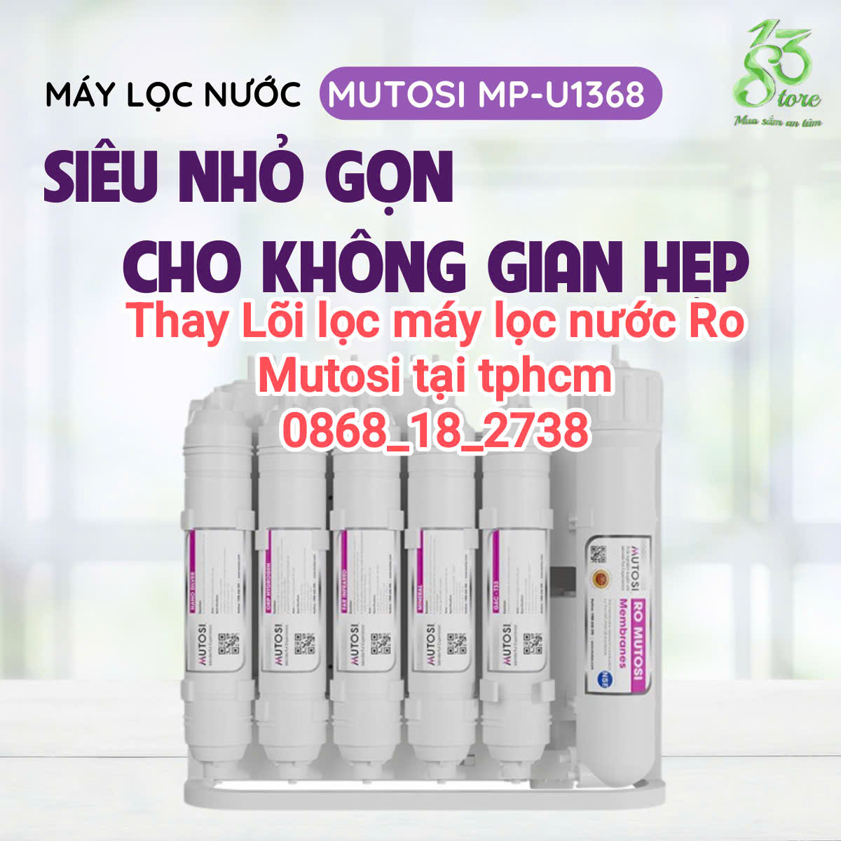 lõi lọc chính hãng mutosi tại tphcm