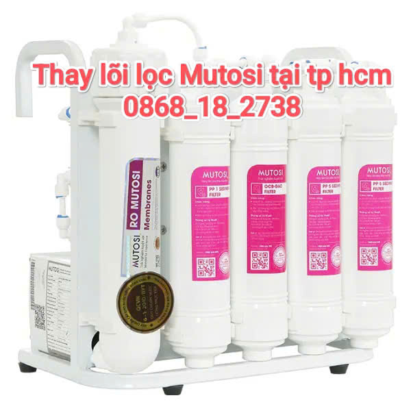thay lõi lọc nước mutosi tại tphcm