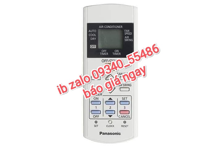 điều khiển máy lạnh panasonic